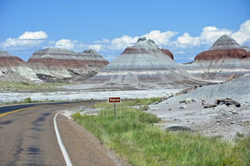 The Teepees at Petrified Forest National Park